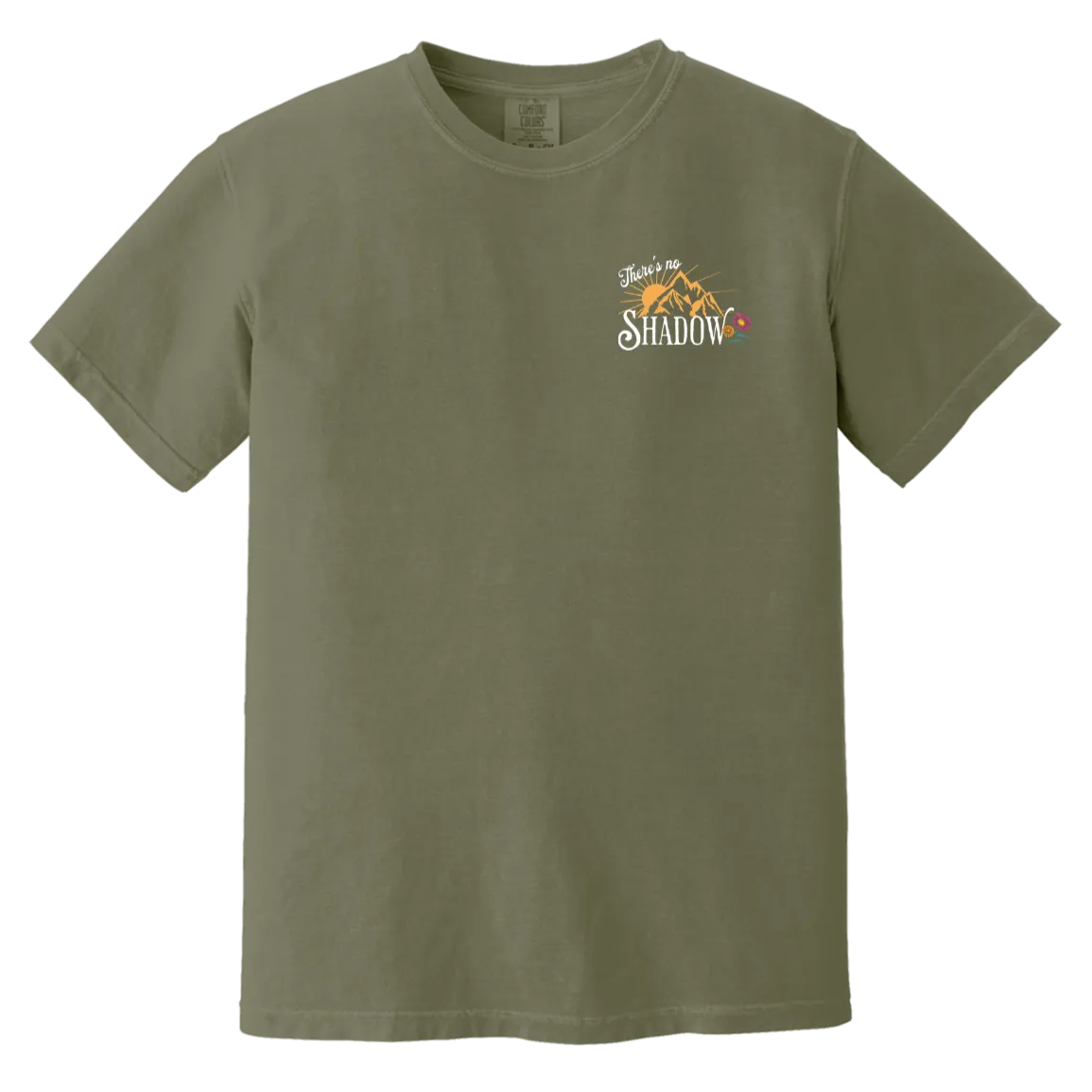 Reckless Love Flower Tee Front & Back- Christian Worship - Comfort Colors