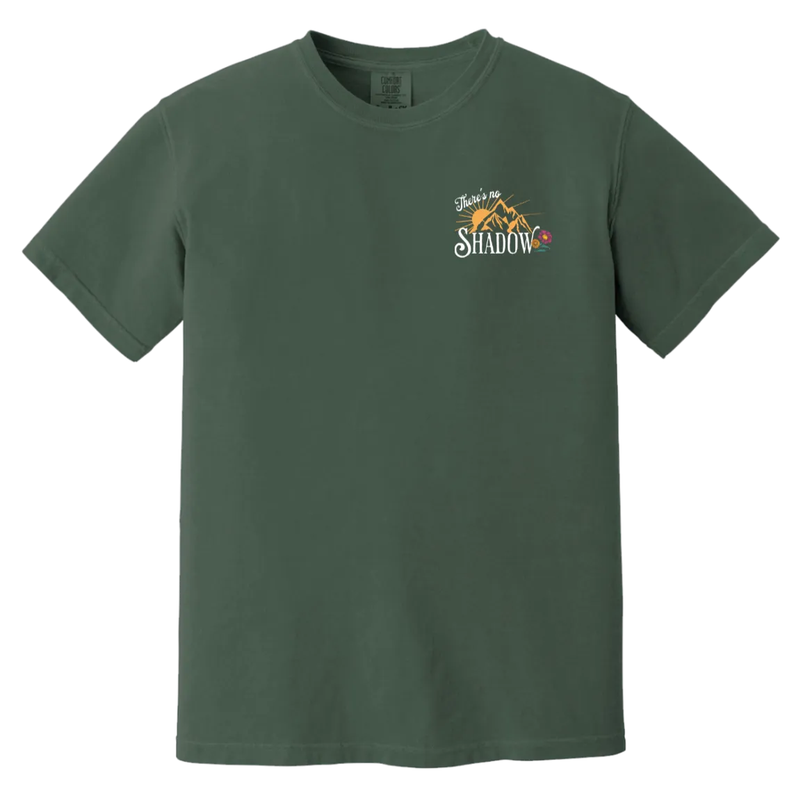 Reckless Love Flower Tee Front & Back- Christian Worship - Comfort Colors
