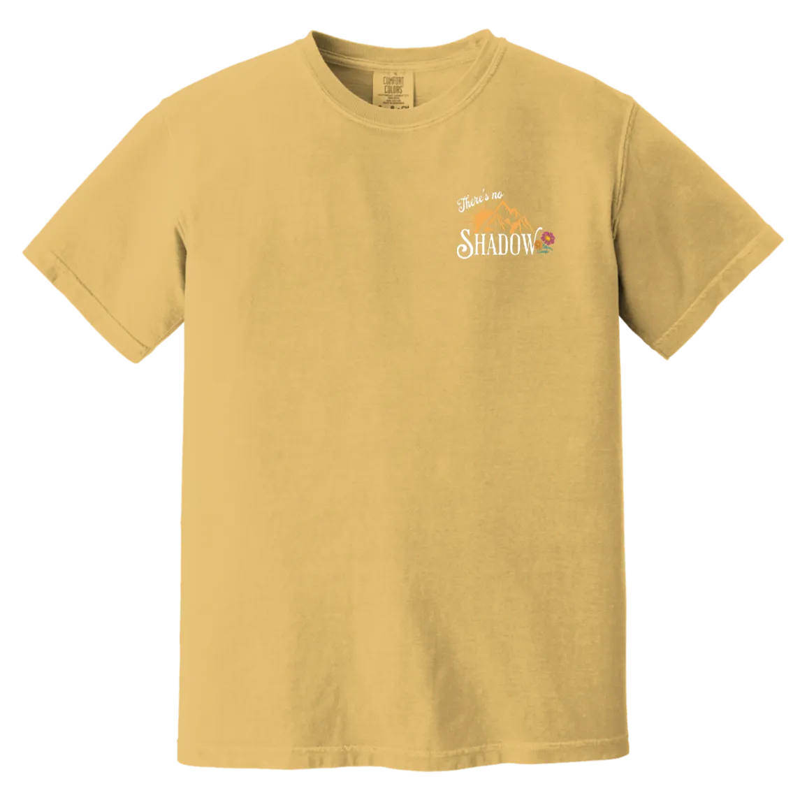 Reckless Love Flower Tee Front & Back- Christian Worship - Comfort Colors