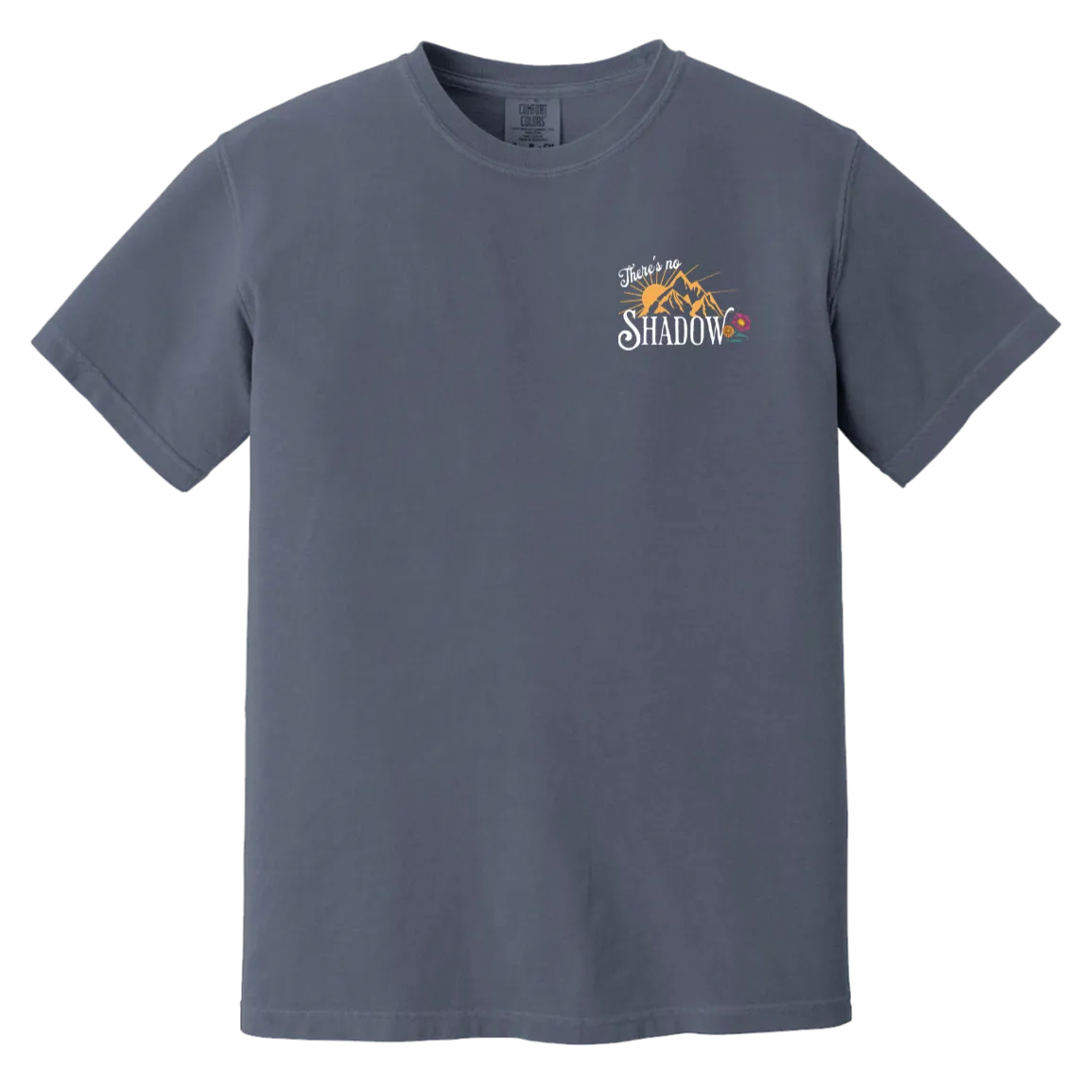 Reckless Love Flower Tee Front & Back- Christian Worship - Comfort Colors