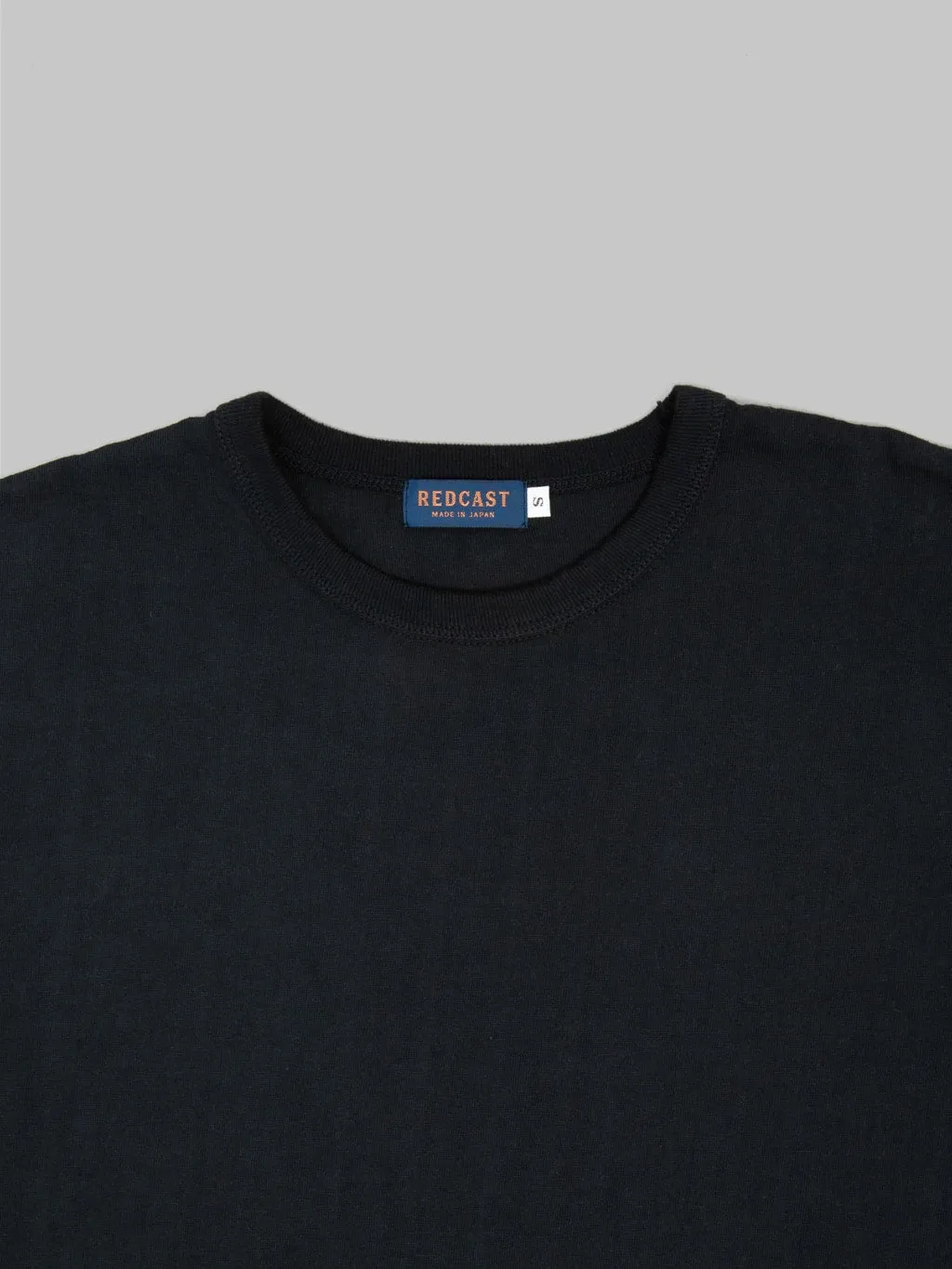 Redcast Heritage "Tsuri-Ami" Loopwheel Heavy T-Shirt Black (2 Pack)