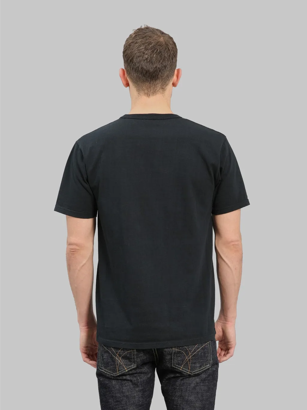Redcast Heritage "Tsuri-Ami" Loopwheel Heavy T-Shirt Black (2 Pack)