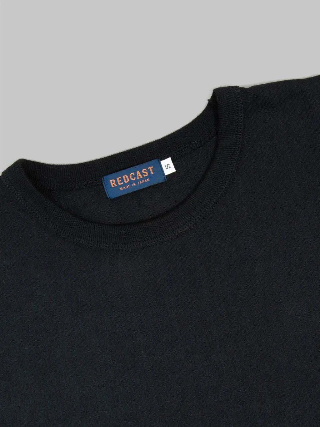 Redcast Heritage "Tsuri-Ami" Loopwheel Heavy T-Shirt Black (2 Pack)