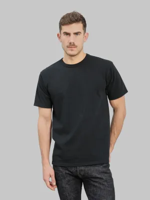 Redcast Heritage "Tsuri-Ami" Loopwheel Heavy T-Shirt Black (2 Pack)