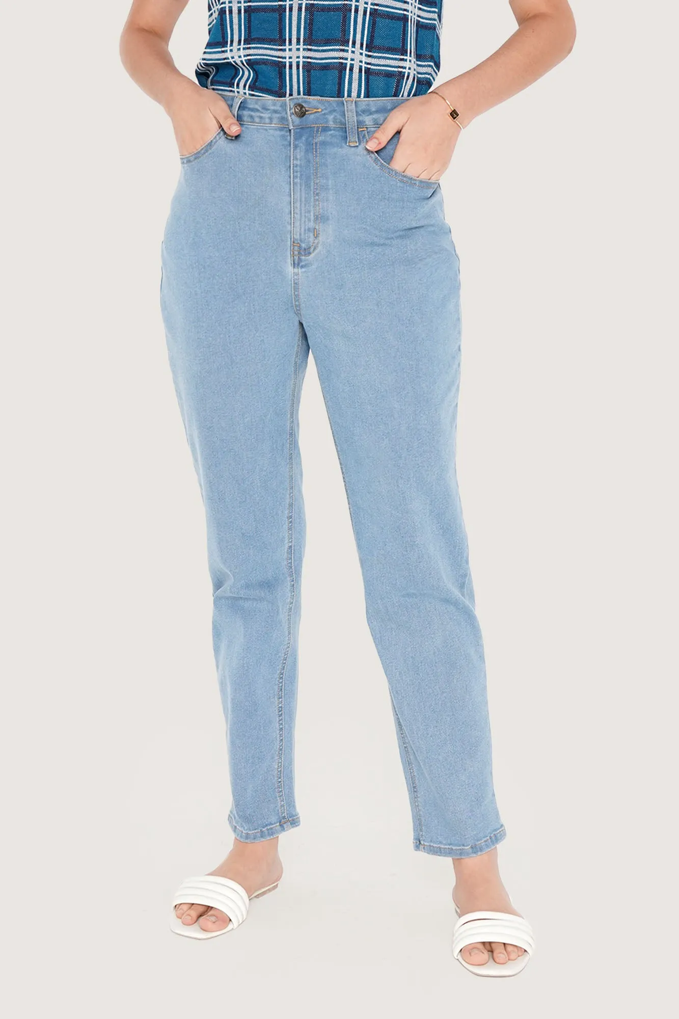 REFORME Recycled Slim Jeans