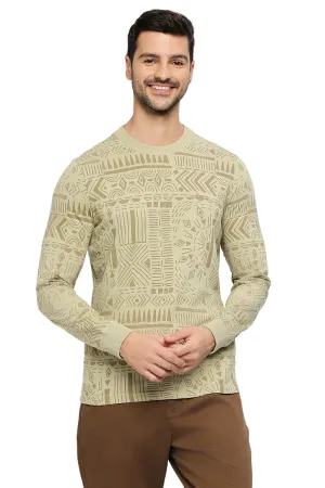Regular Fit Cotton Printed Crew T-Shirts
