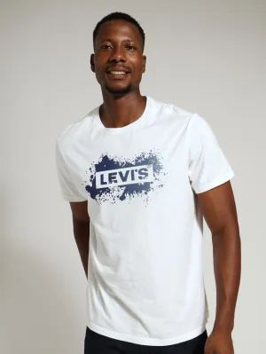 Relaxed Baby Tab Tee - White