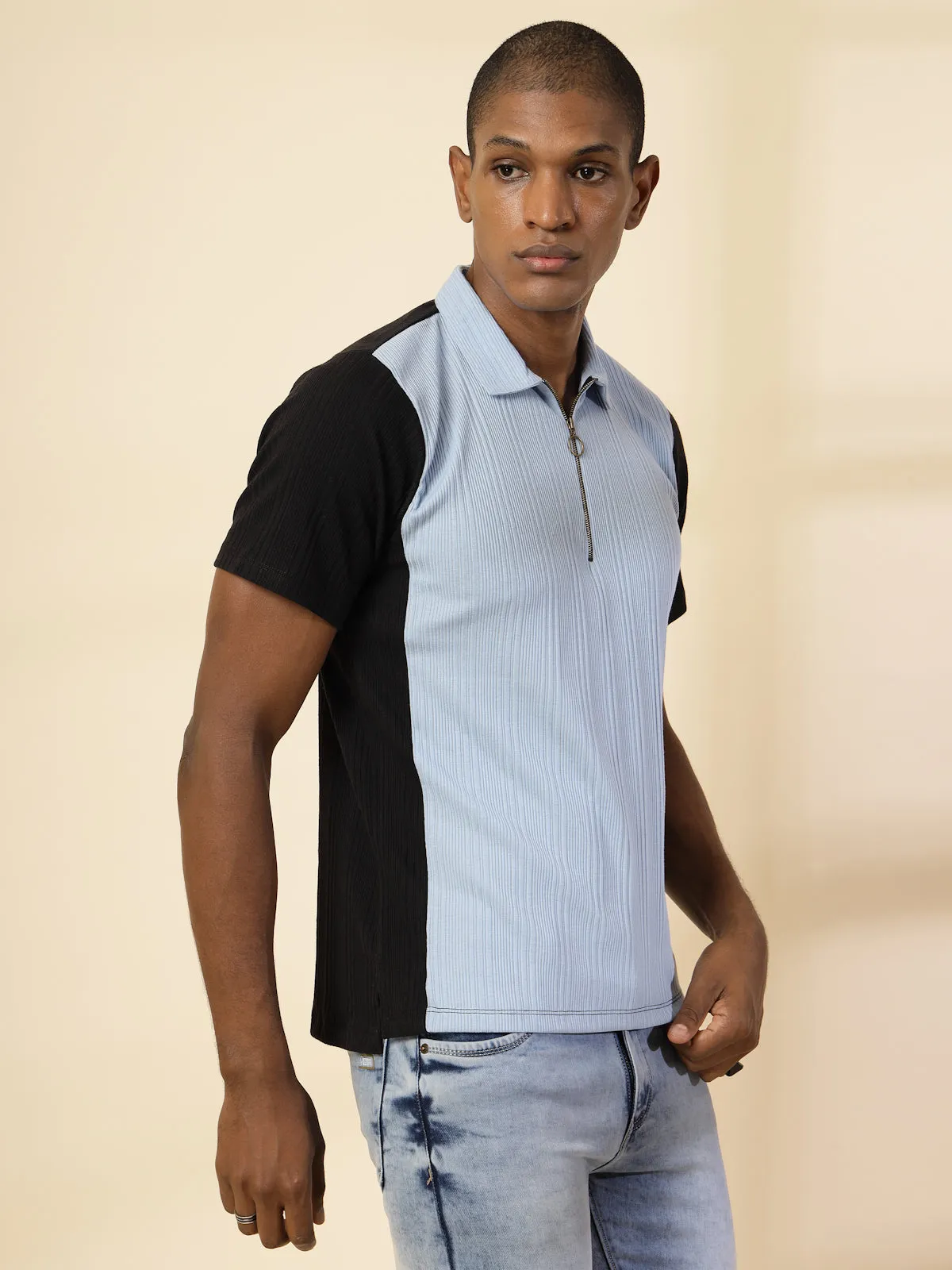 Relaxed Fit Men's Polo T-Shirt