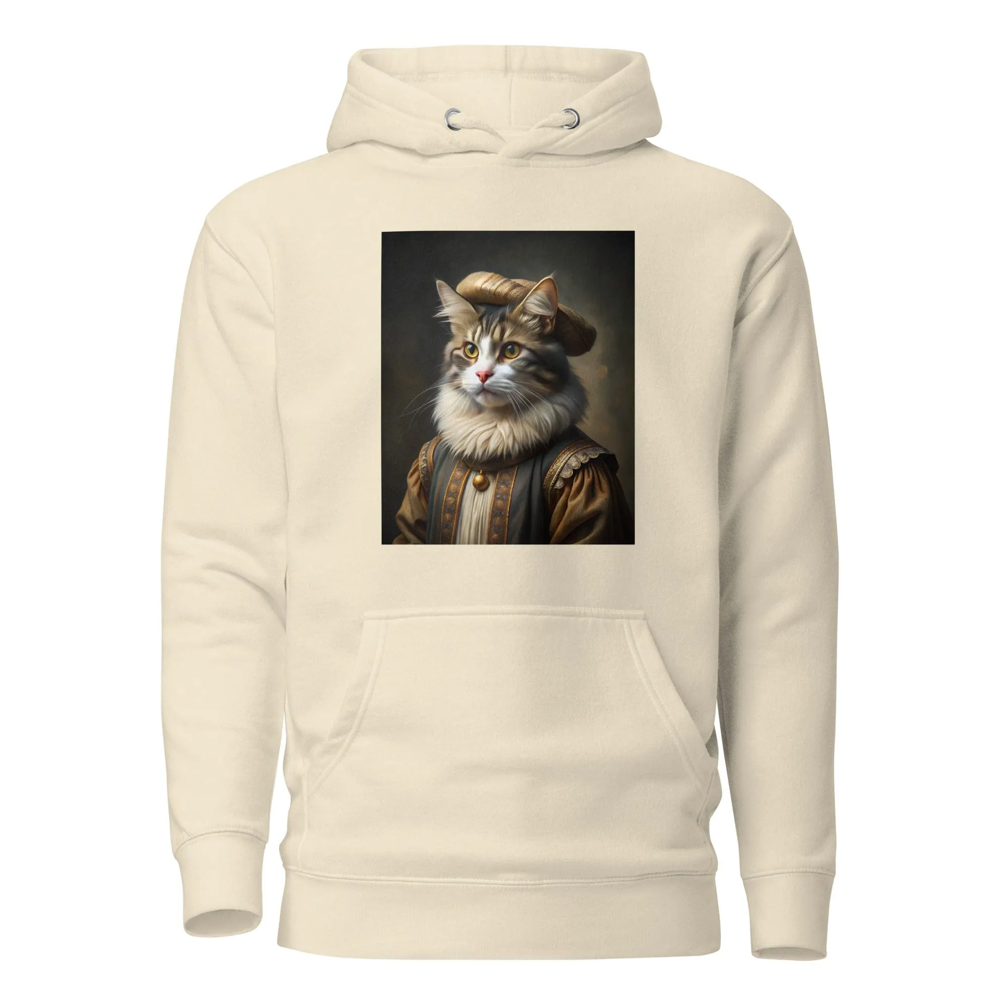 Rembrandt Funny Cat painting Unisex Hoodie