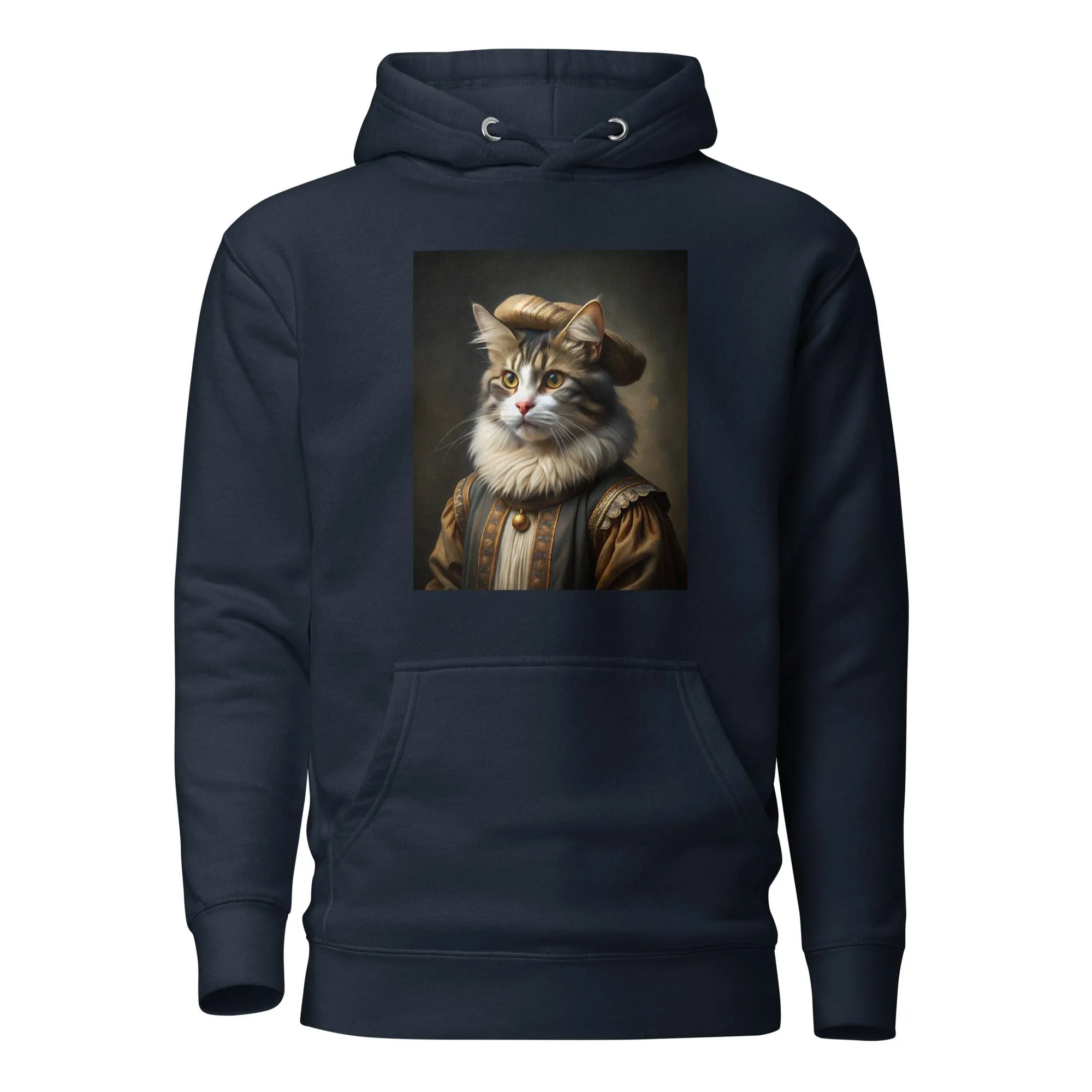 Rembrandt Funny Cat painting Unisex Hoodie