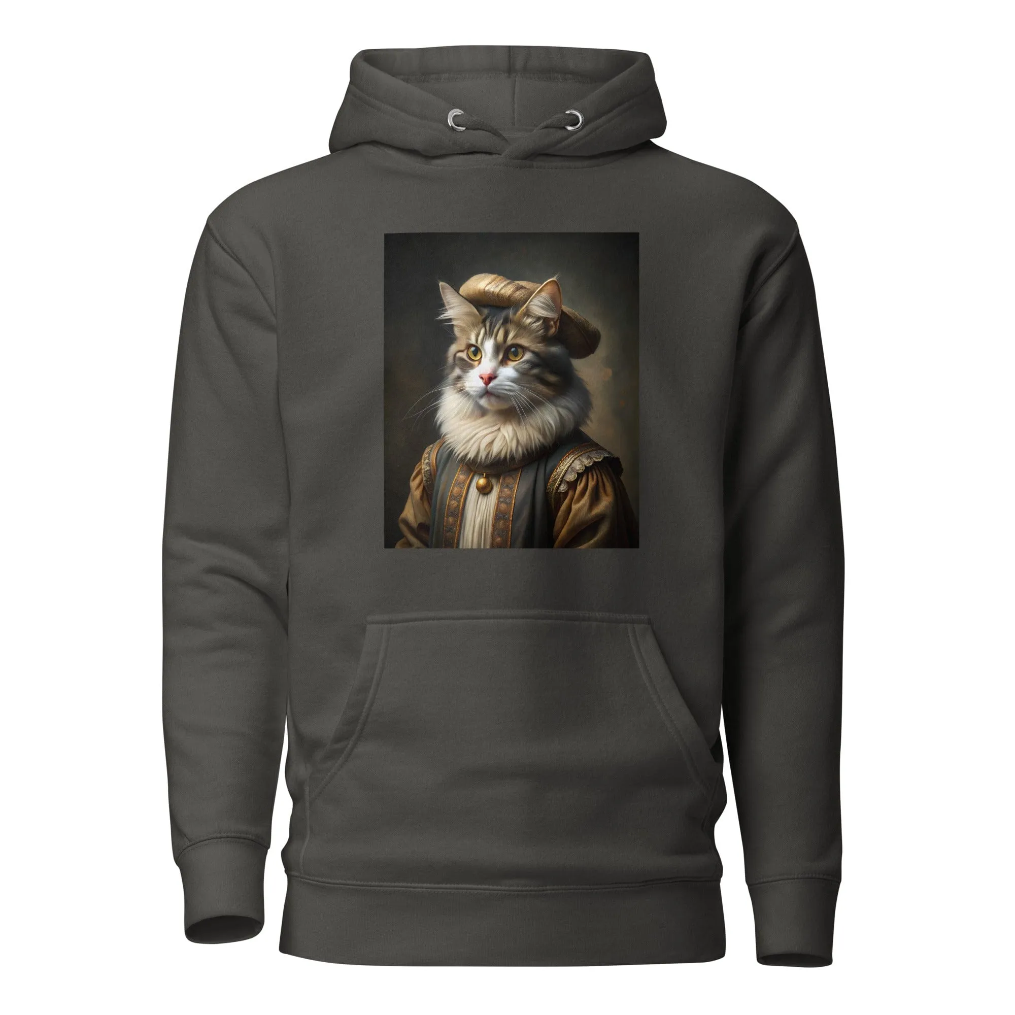 Rembrandt Funny Cat painting Unisex Hoodie