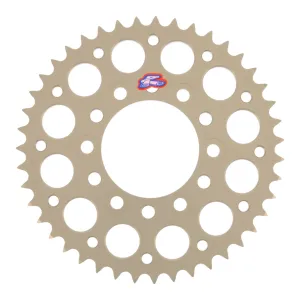 Renthal Sprocket Rear Silver 43T Alloy 7075 T6 Grooved Kawasaki
