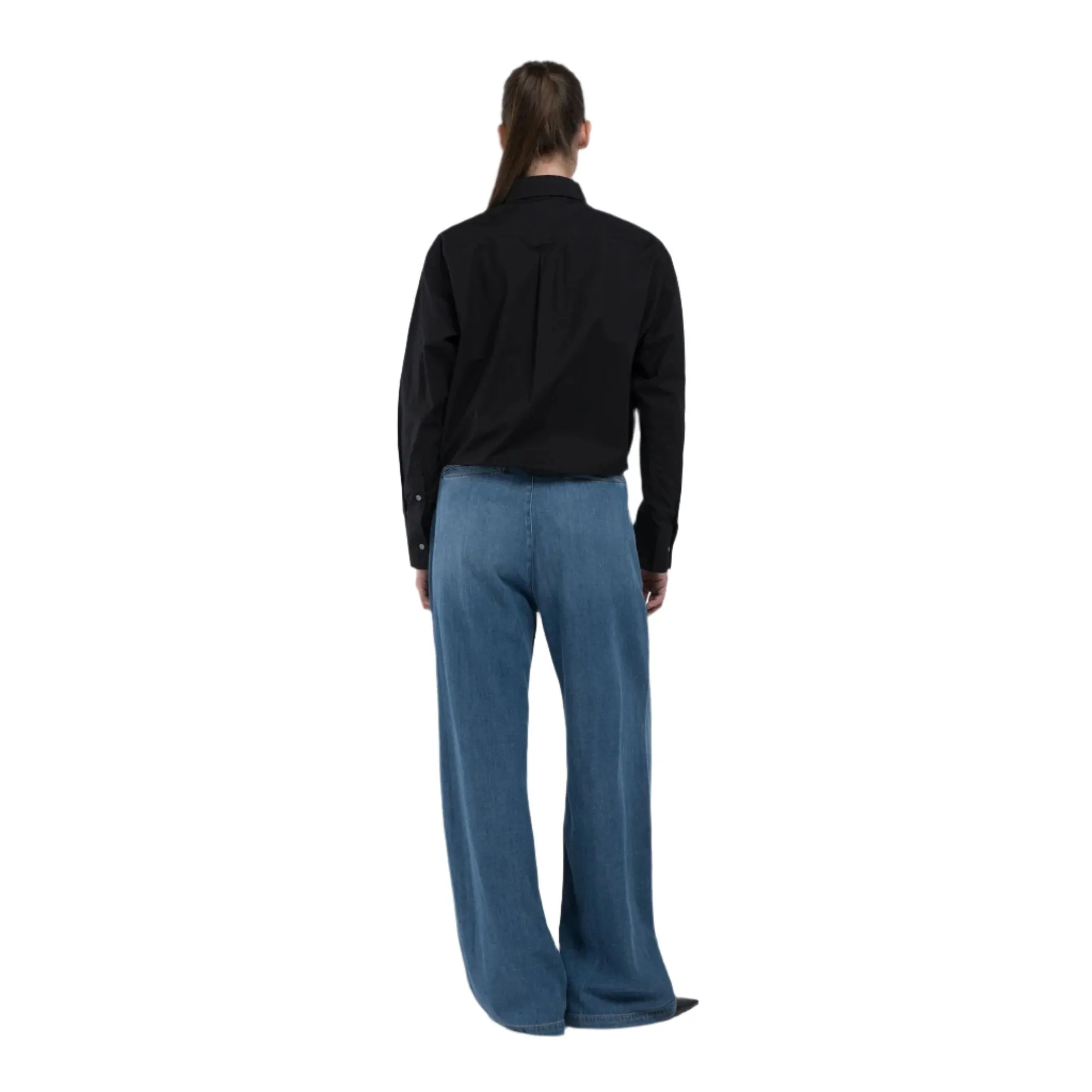 Replay Women's Boxy Shirt With Drawstring