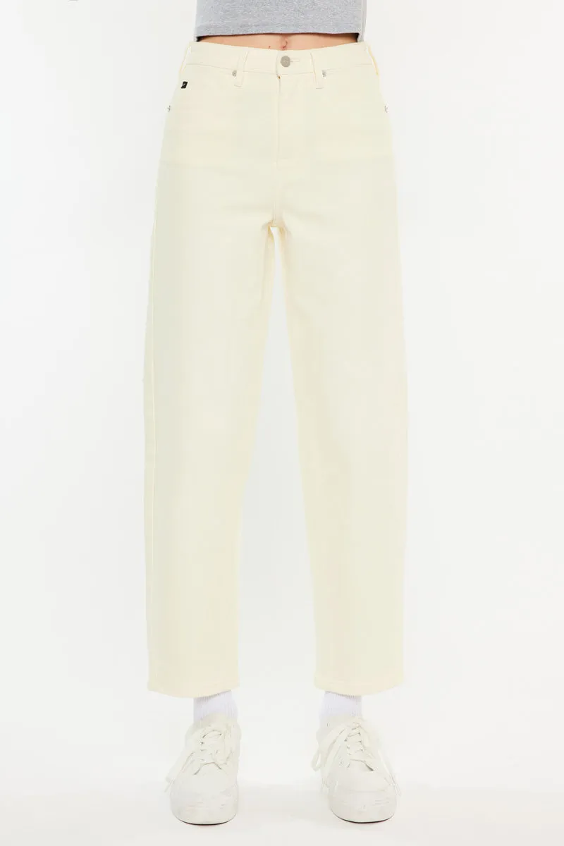 Retrice High Rise Slim Balloon Jeans