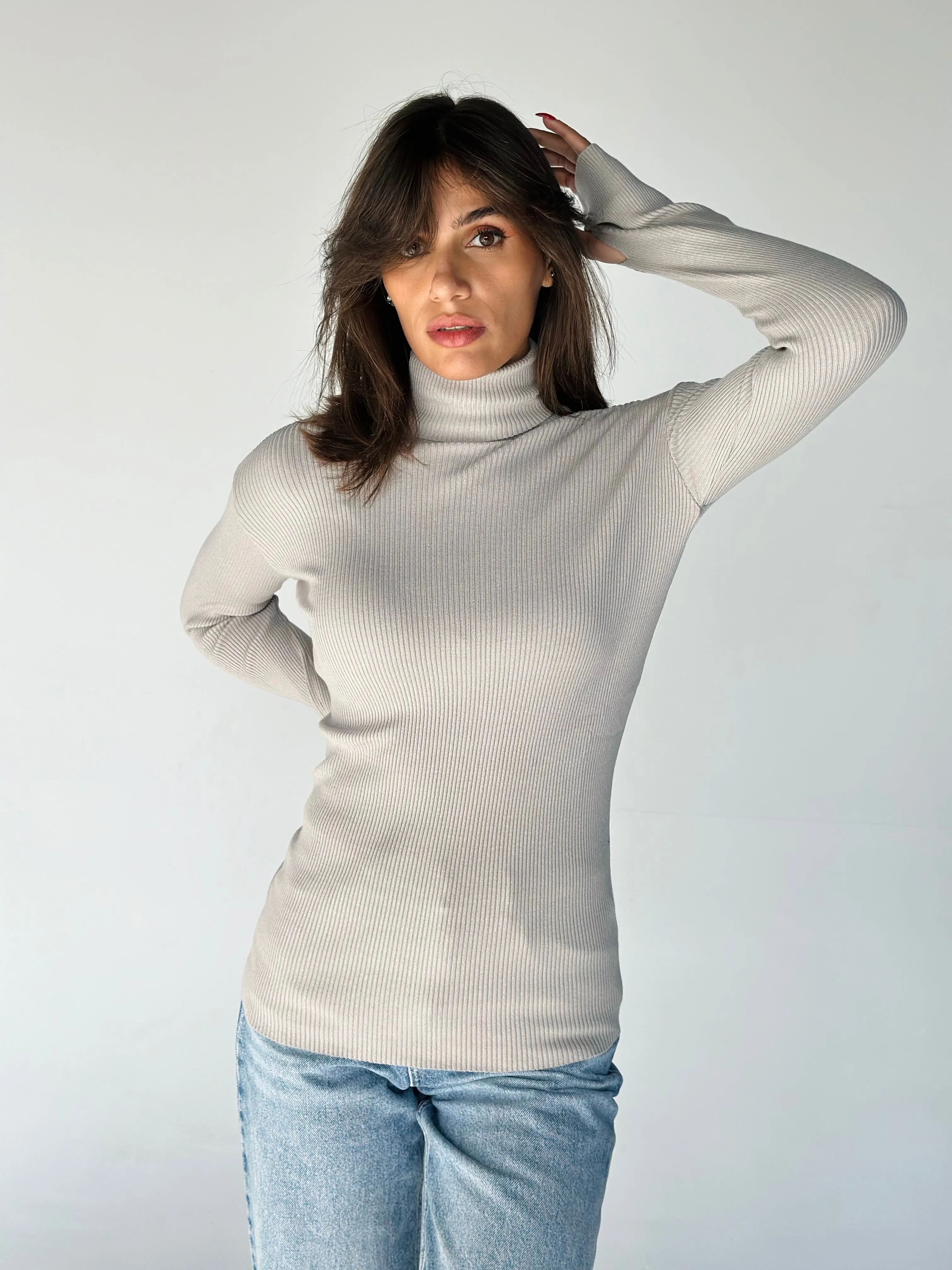 Ribbed Knit Sweater
