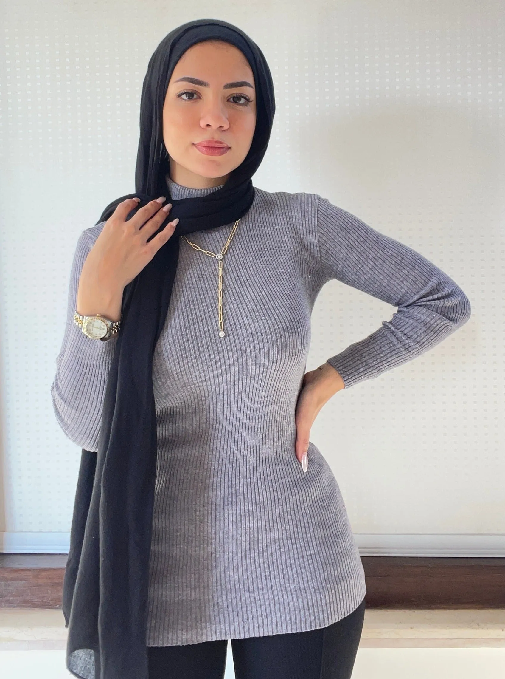 Ribbed Knit Sweater
