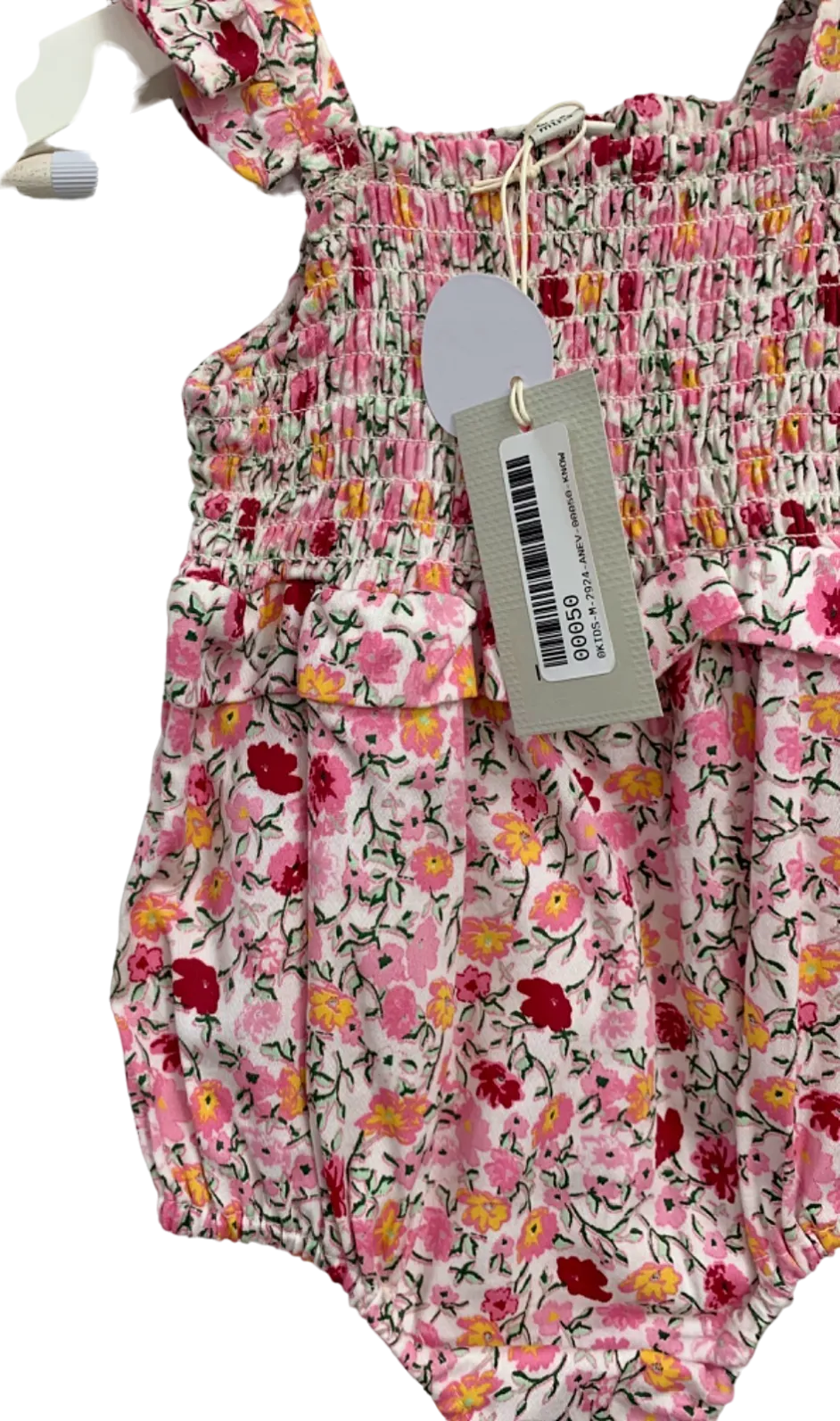 River Island Pink Floral Rustic Retreat Romper 0-3 Months
