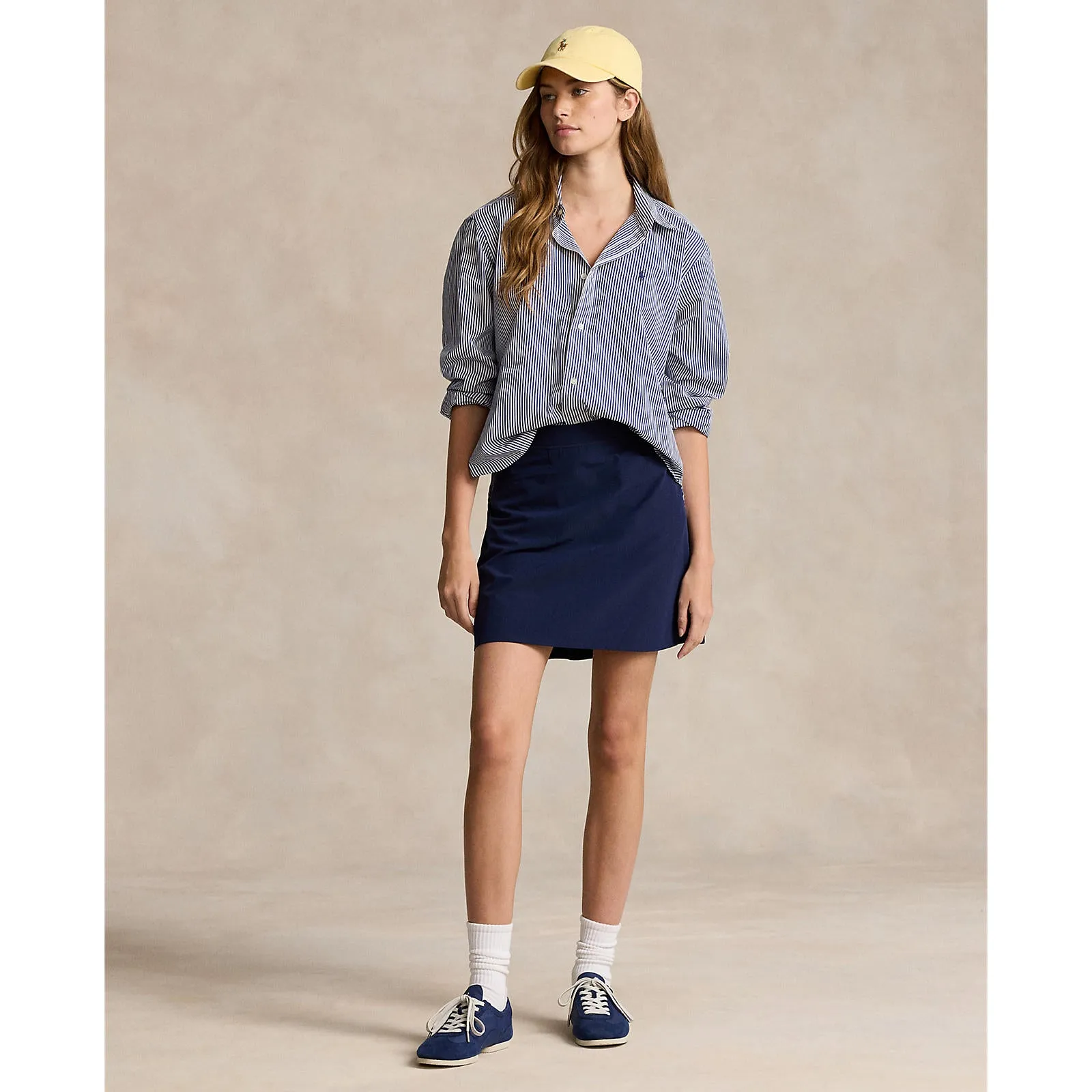 RLX Ralph Lauren Women's Performance 17" Pleated Aim Skort - Refined Navy