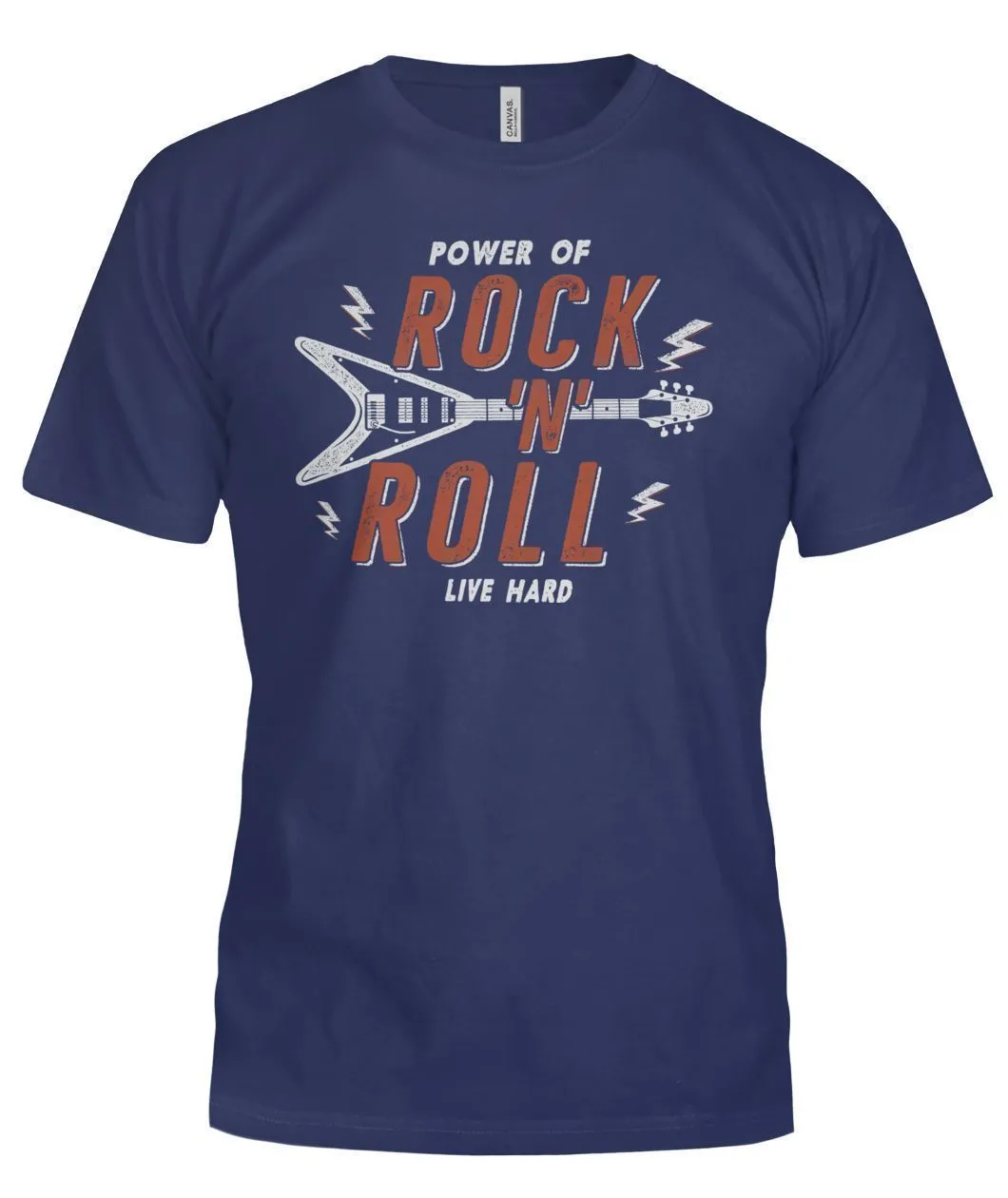 Rock N Roll Bella Canvas Tee