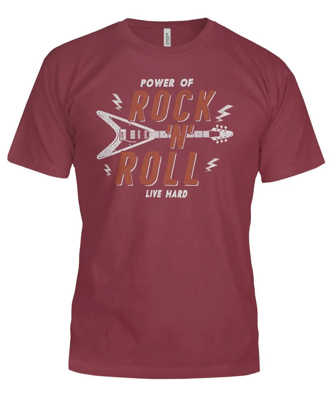 Rock N Roll Bella Canvas Tee