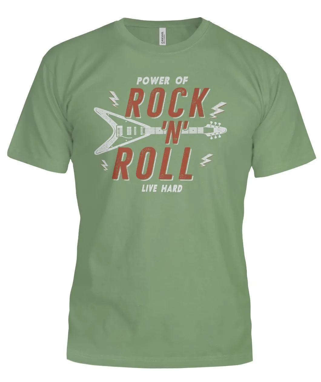 Rock N Roll Bella Canvas Tee