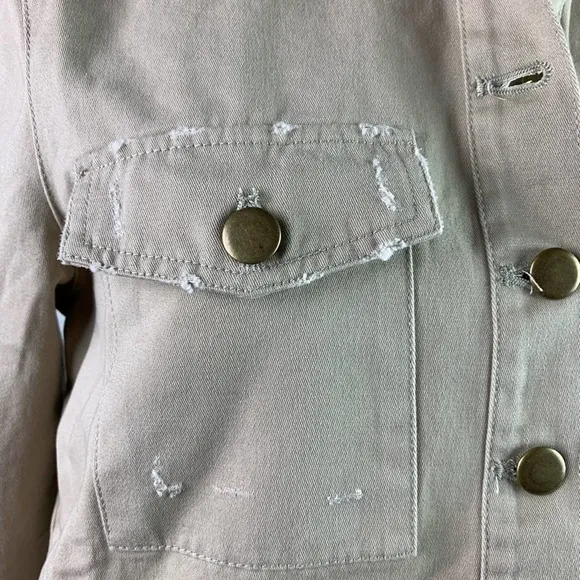 ROMEO   Juliet couture khaki butterfly jacket small