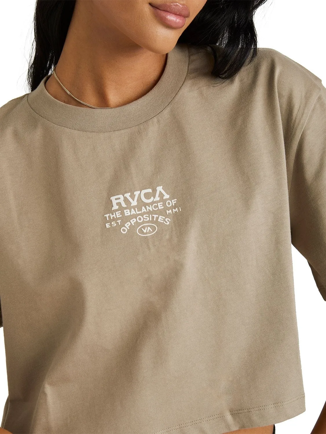 RVCA Ladies Deserted Half T-Shirt