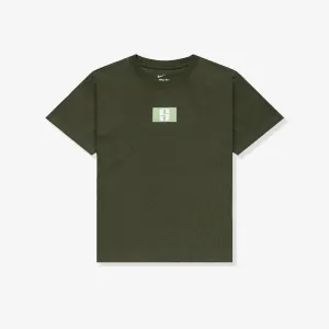 Sabrina Logo Boxy Women's T-Shirt - Khaki