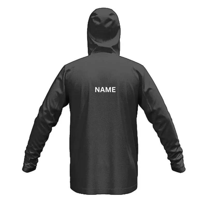Sale Netball Stock Cotton Fleece Hoodie Dark Grey Marle