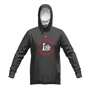 Sale Netball Stock Cotton Fleece Hoodie Dark Grey Marle