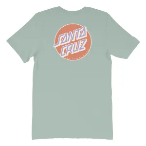 SANTA CRUZ Women's Other Dot Chest Tee Dusty Blue