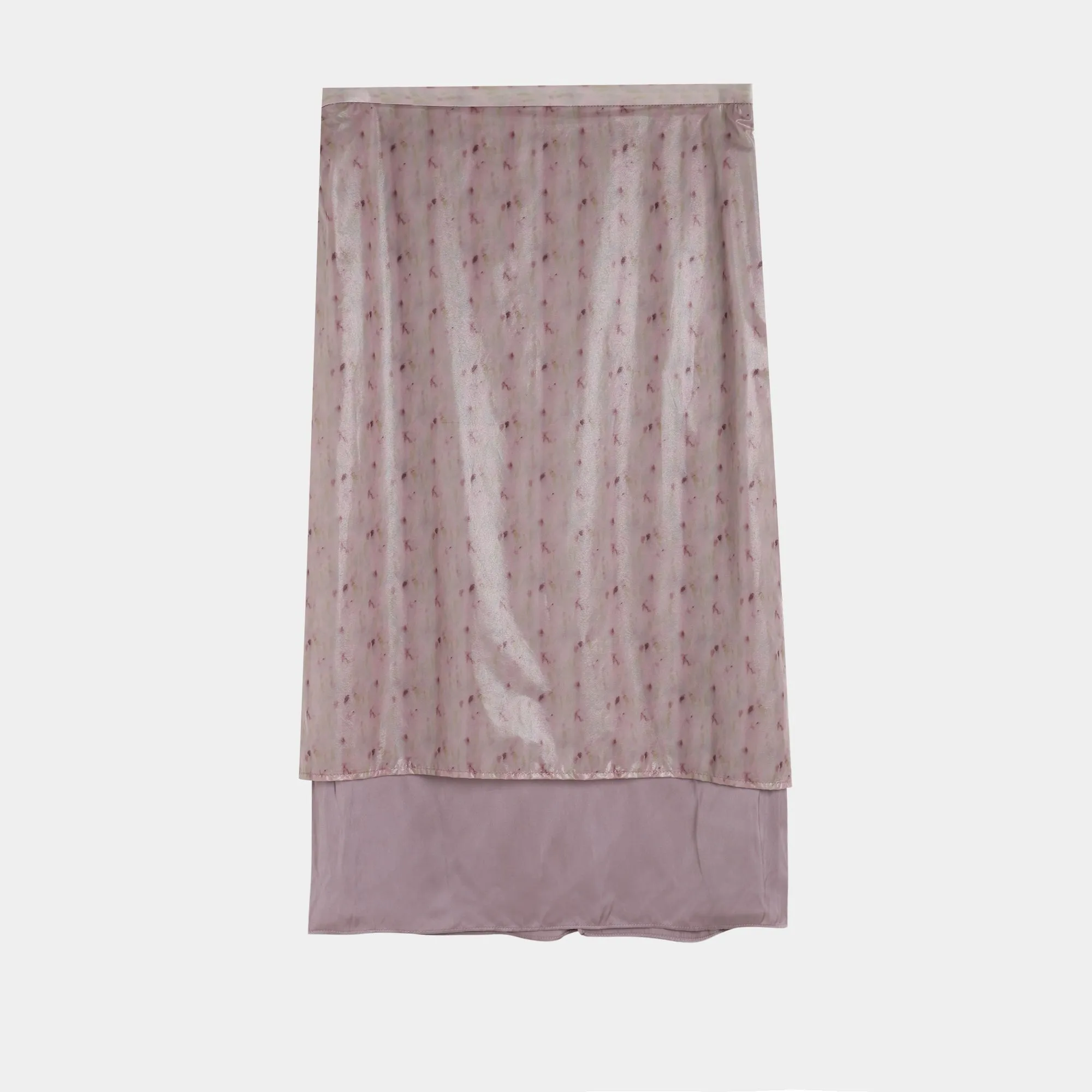 Satin Midi Skirt Set