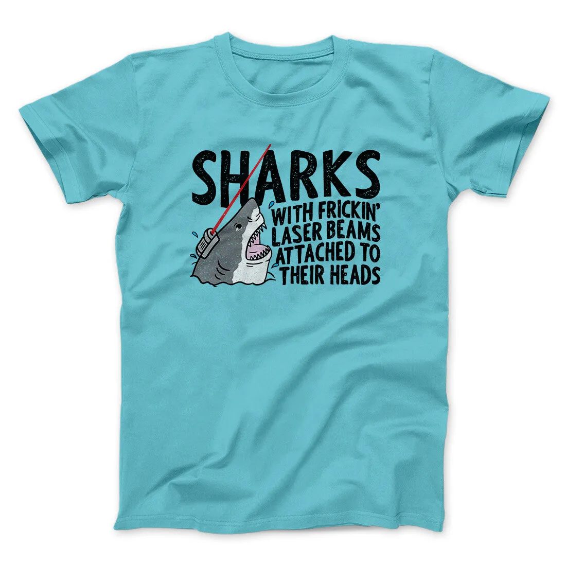 Sharks With Frickin’ Laser Beams Funny Movie Men/Unisex T-Shirt