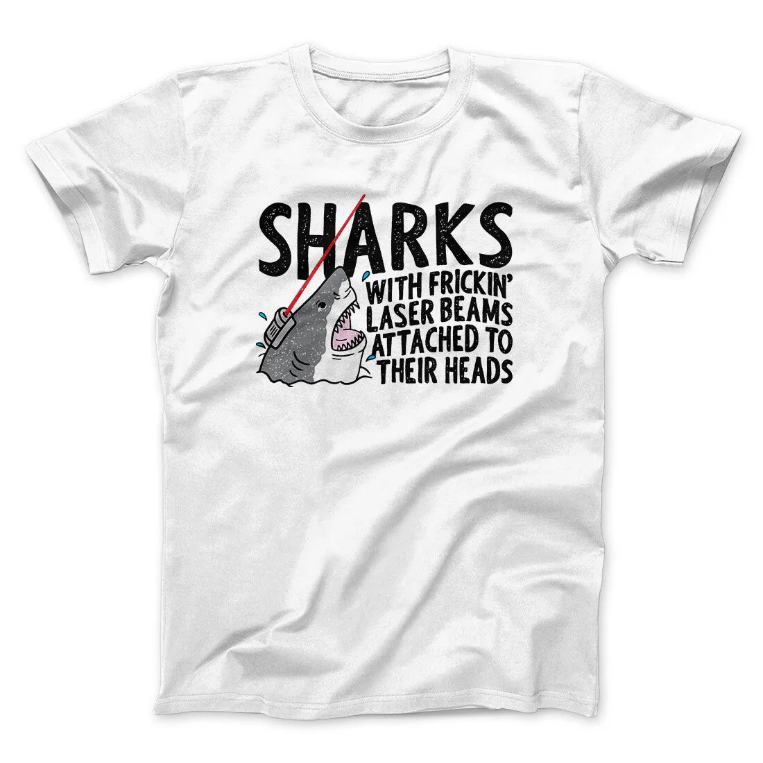 Sharks With Frickin’ Laser Beams Funny Movie Men/Unisex T-Shirt