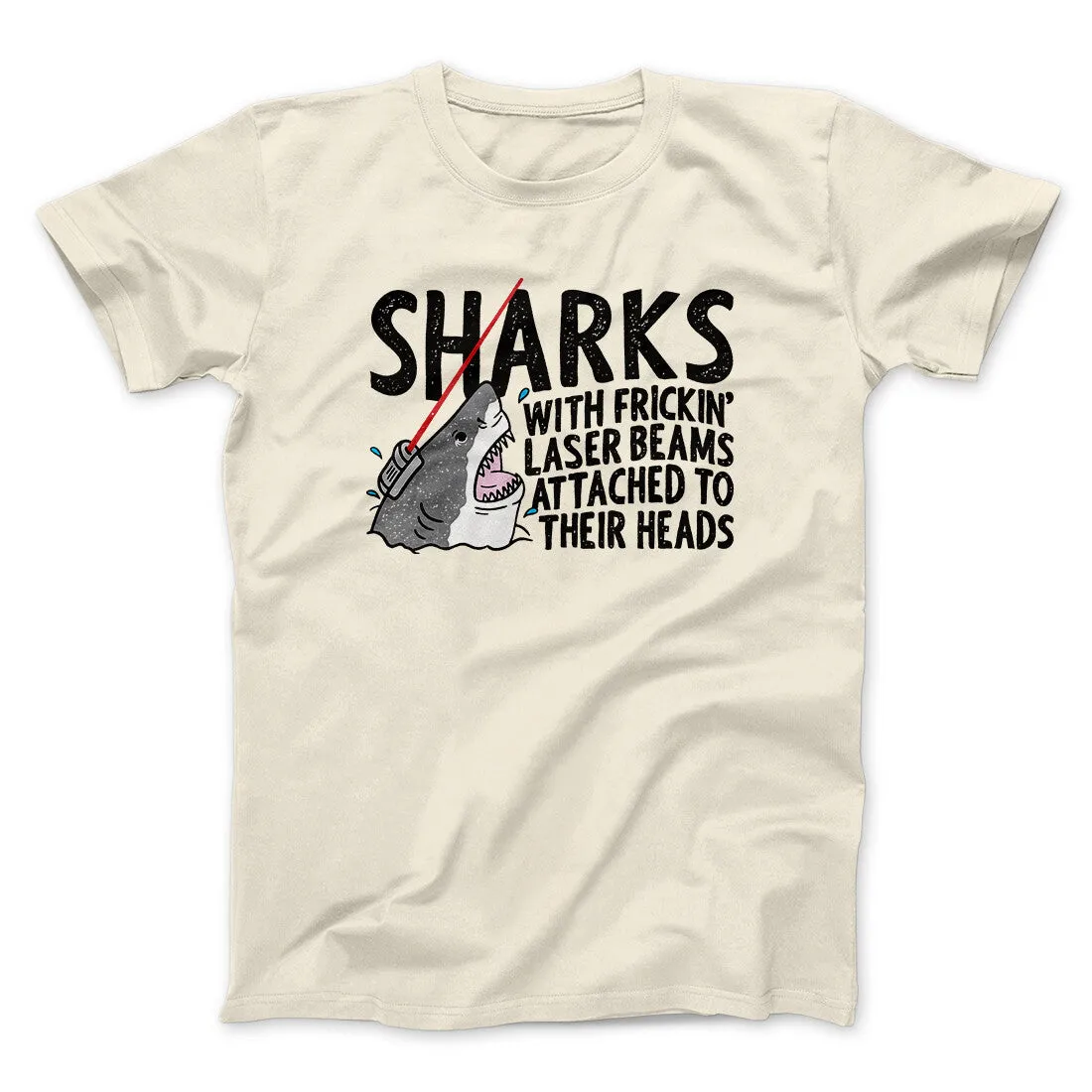 Sharks With Frickin’ Laser Beams Funny Movie Men/Unisex T-Shirt