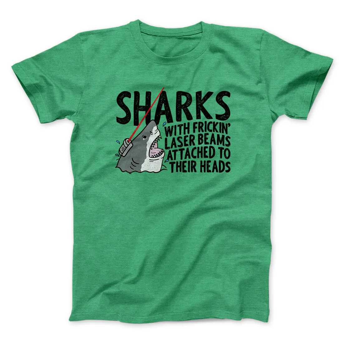 Sharks With Frickin’ Laser Beams Funny Movie Men/Unisex T-Shirt