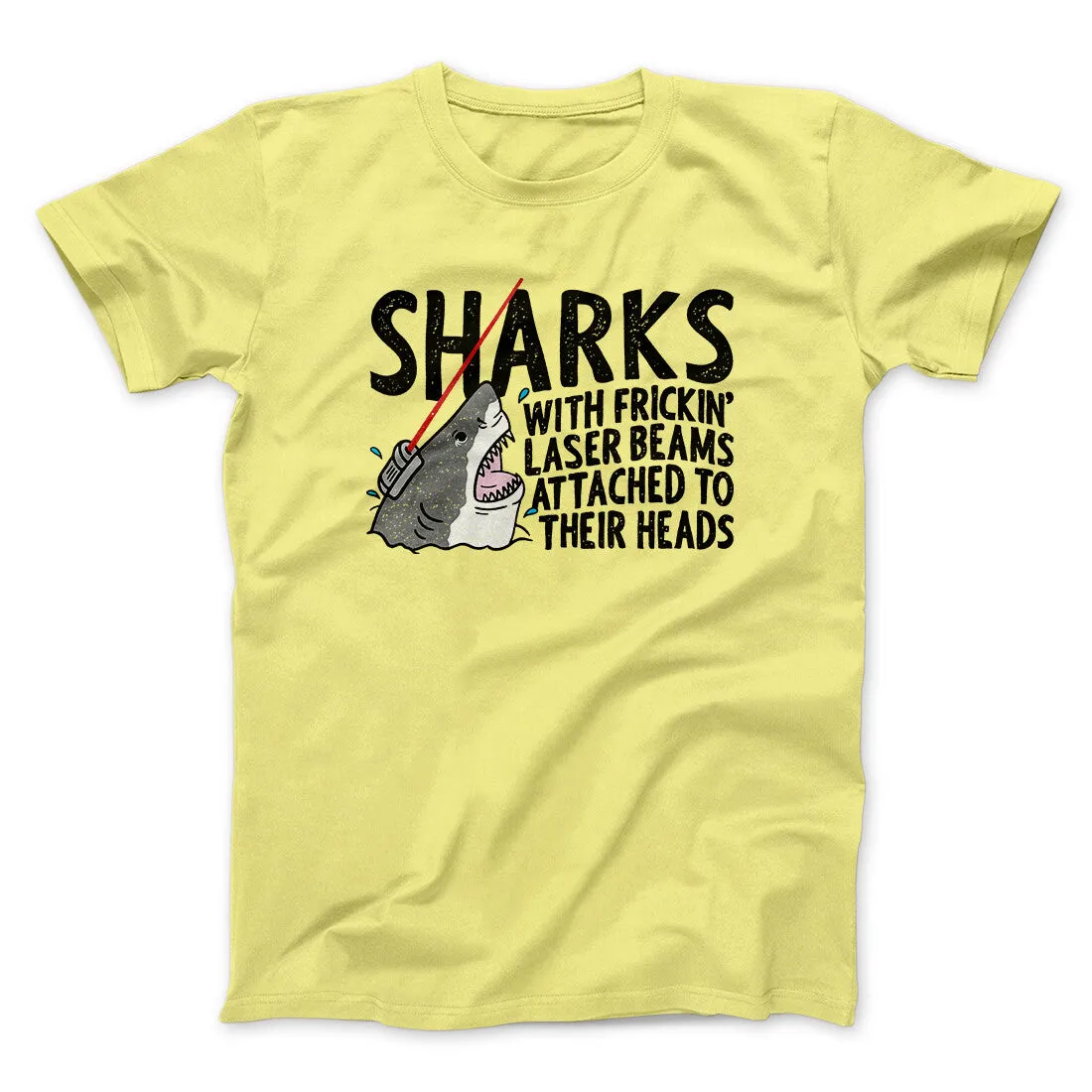 Sharks With Frickin’ Laser Beams Funny Movie Men/Unisex T-Shirt
