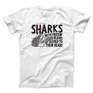 Sharks With Frickin’ Laser Beams Funny Movie Men/Unisex T-Shirt