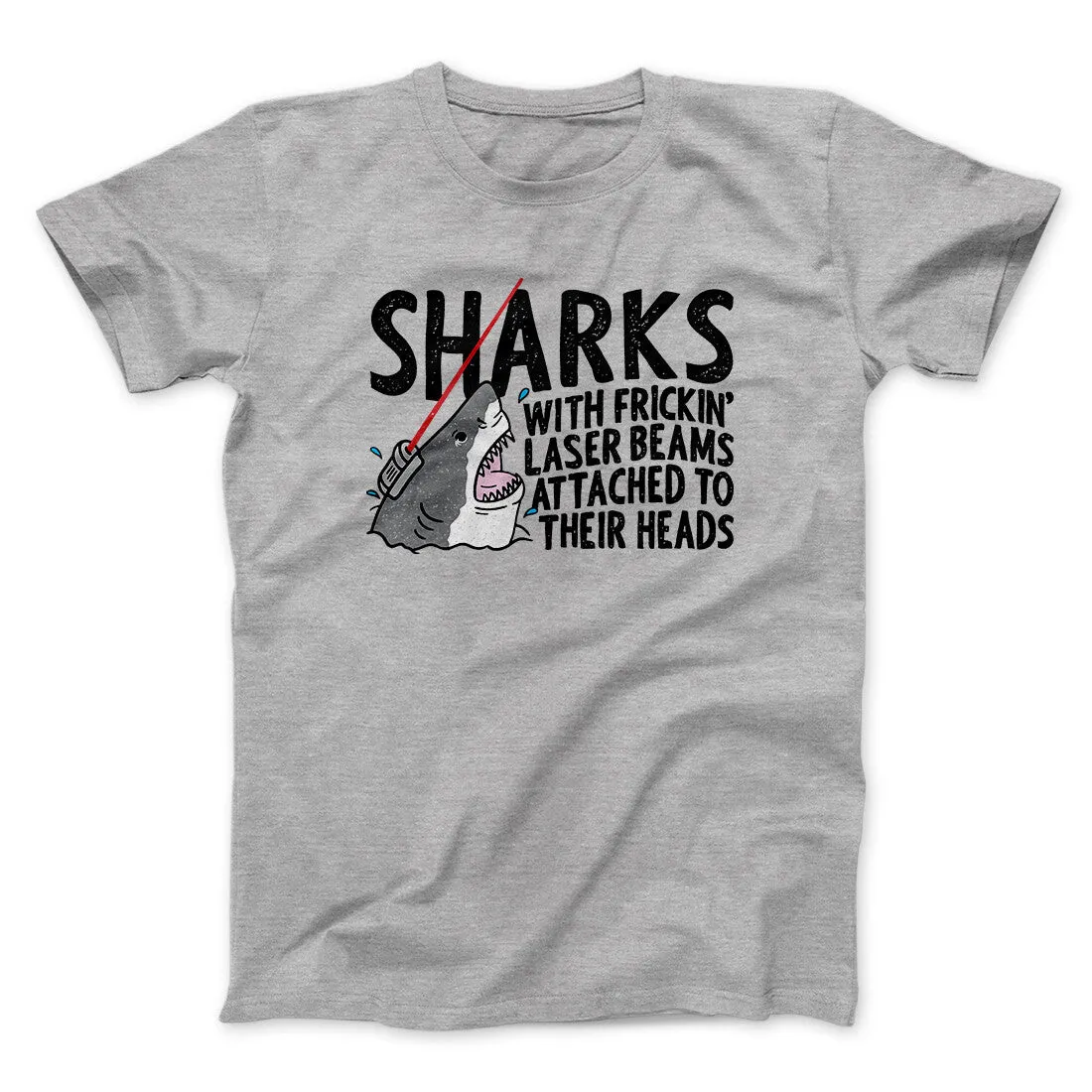 Sharks With Frickin’ Laser Beams Funny Movie Men/Unisex T-Shirt