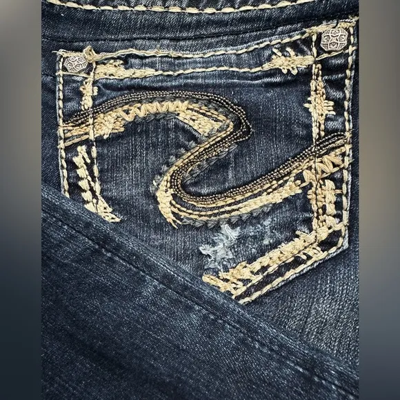 Silver Jeans Co. Suki Mid Rise Slim Bootcut Jeans size 25