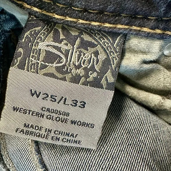 Silver Jeans Co. Suki Mid Rise Slim Bootcut Jeans size 25