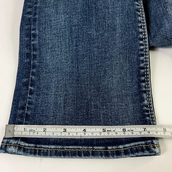 Silver Jeans Co Womens Suki Slim Boot Cut Denim Blue Stretch Curvy Fit 25x33 $89