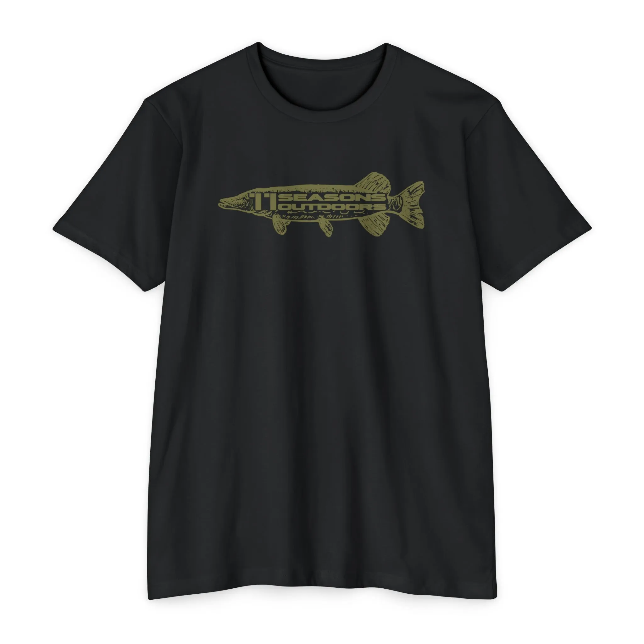 Sketched Northern Pike Athletic Tee