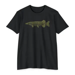 Sketched Northern Pike Athletic Tee