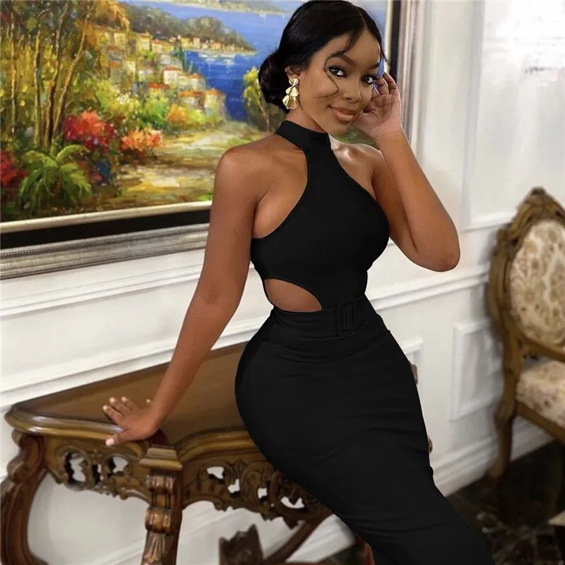 Sleeveless Bandage dress