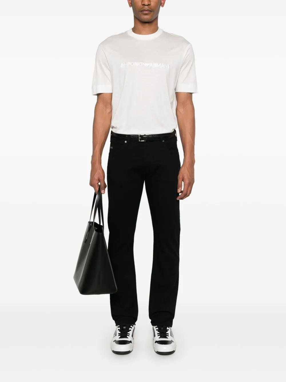 Slim denim cotton jeans