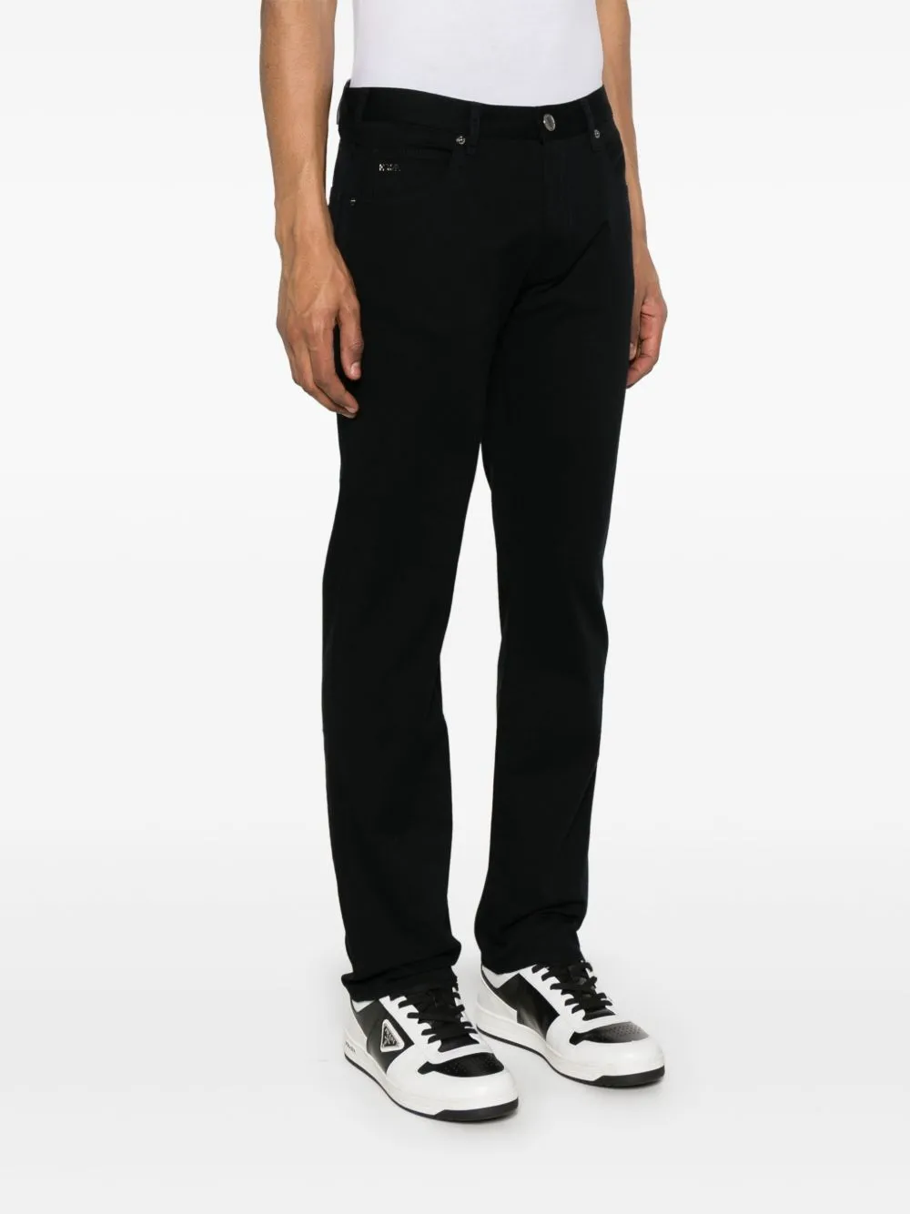 Slim denim cotton jeans