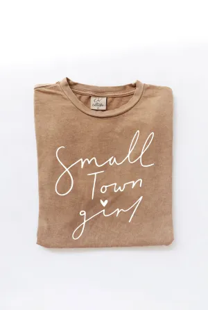 SMALL TOWN GIRL  Mineral Washed Graphic Top