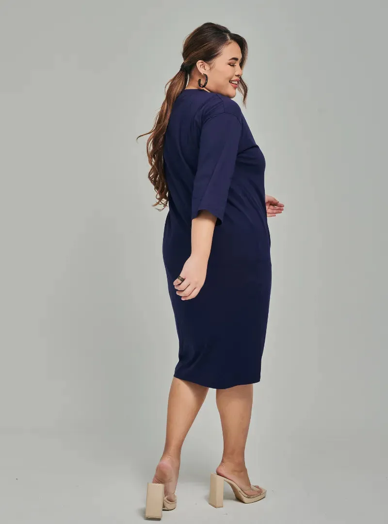 Smooth Cotton T-Shirt Dress