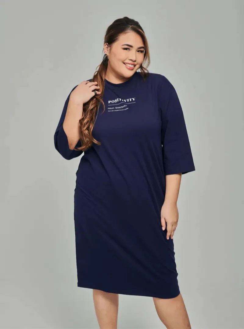 Smooth Cotton T-Shirt Dress